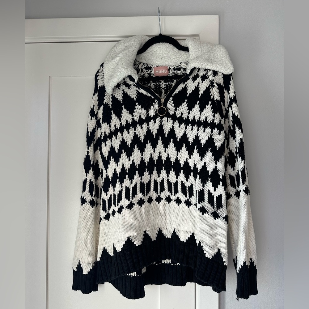 Show Me your Mimi sun Valley half zip pullover